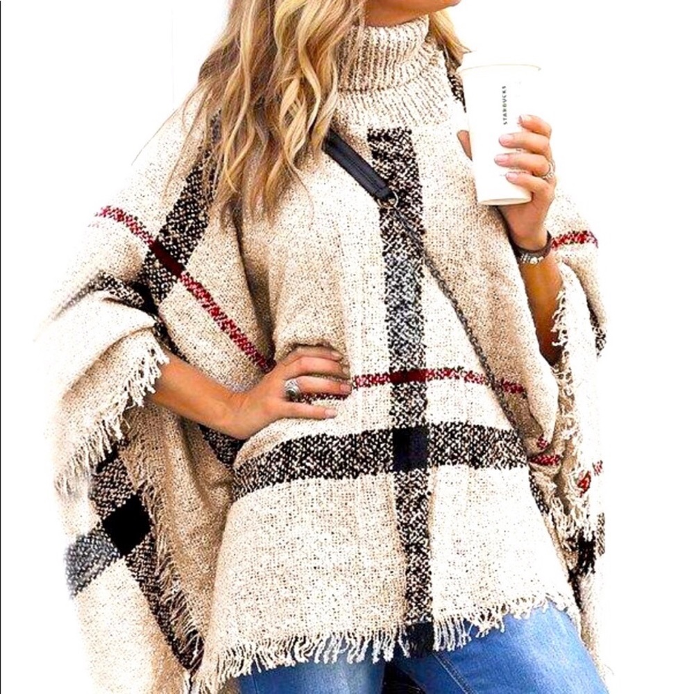 Ivory Poncho Brand New in Packaging!